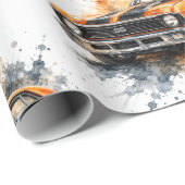 Amerikaanse Muscle Car Inpakpapier (Rol Hoek)