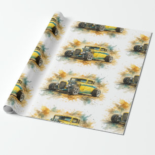 Amerikaanse Muscle Car Inpakpapier