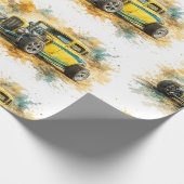 Amerikaanse Muscle Car Inpakpapier (Hoek)