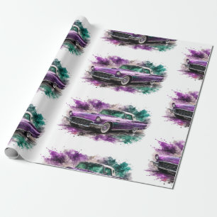 Amerikaanse Muscle Car Inpakpapier