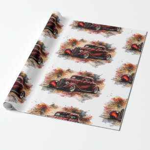Amerikaanse Muscle Car Inpakpapier