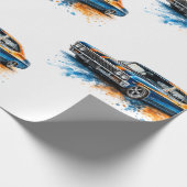 Amerikaanse Muscle Car Inpakpapier (Hoek)