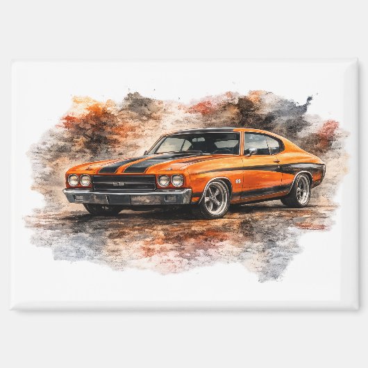 Amerikaanse Muscle Car Magneet (Voorkant)