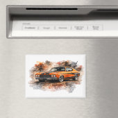 Amerikaanse Muscle Car Magneet (Insitu (Vaatwasser))