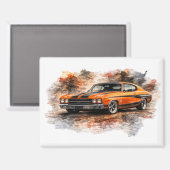 Amerikaanse Muscle Car Magneet (Voorkant / Achterkant)