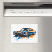 Amerikaanse Muscle Car Magneet (Insitu (Vaatwasser))