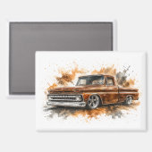 Amerikaanse Muscle Car Magneet (Voorkant / Achterkant)