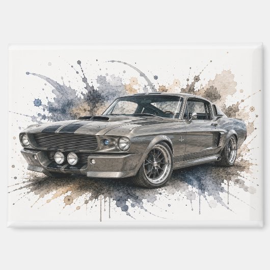 Amerikaanse Muscle Car Magneet (Voorkant)