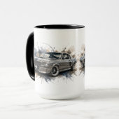 Amerikaanse Muscle Car Mok (Voorkant links)
