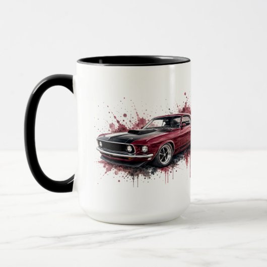 Amerikaanse Muscle Car Mok (Links)