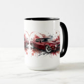 Amerikaanse Muscle Car Mok (Voorkant rechts)