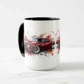 Amerikaanse Muscle Car Mok (Voorkant links)
