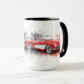 Amerikaanse Muscle Car Mok (Voorkant rechts)
