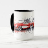 Amerikaanse Muscle Car Mok (Voorkant links)