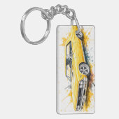 Amerikaanse Muscle Car Sleutelhanger (Voorkant Links)