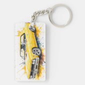 Amerikaanse Muscle Car Sleutelhanger (achterkant)