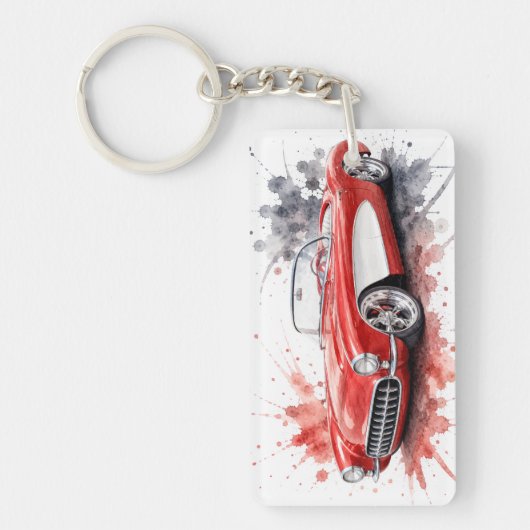 Amerikaanse Muscle Car Sleutelhanger (Voorkant)