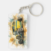 Amerikaanse Muscle Car Sleutelhanger (achterkant)