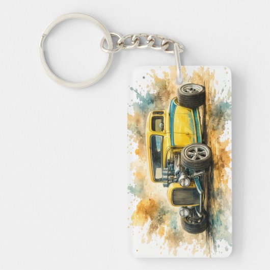 Amerikaanse Muscle Car Sleutelhanger (Voorkant)