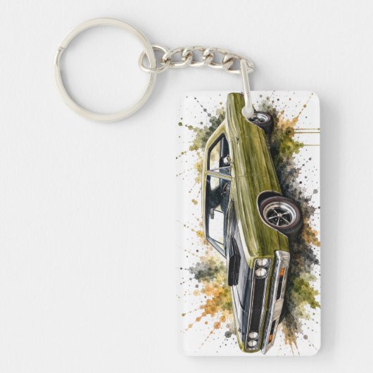 Amerikaanse Muscle Car Sleutelhanger (Voorkant)