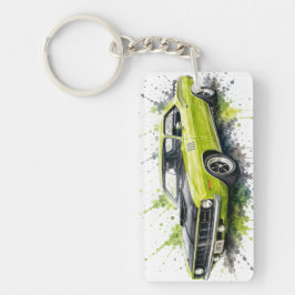 Amerikaanse Muscle Car Sleutelhanger