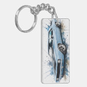 Amerikaanse Muscle Car Sleutelhanger (Voorkant Links)