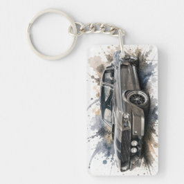 Amerikaanse Muscle Car Sleutelhanger