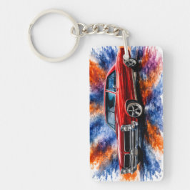 Amerikaanse Muscle Car-sleutelhanger Sleutelhanger