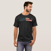 Amerikaanse Mustache vlag op 4 juli Cool Pullover (Voorkant volledig)