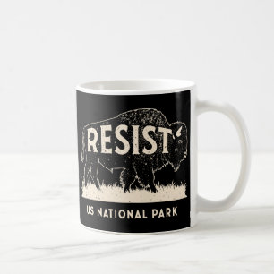 Amerikaanse National Park Resist Service Bison Buf Koffiemok