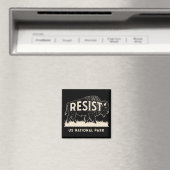 Amerikaanse National Park Resist Service Bison Buf Magneet (Insitu (Vaatwasser))