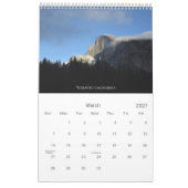 Amerikaanse National Parks Calendar Kalender (Mar 2027)