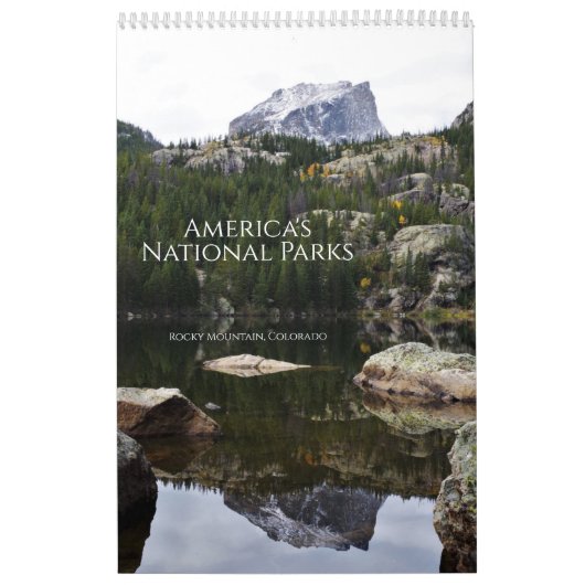 Amerikaanse National Parks Calendar Kalender (Hoes)