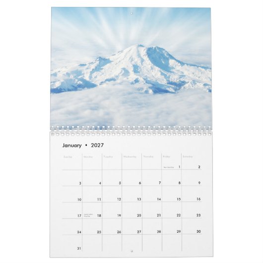 Amerikaanse National Parks Calendar Kalender (Jan 2027)