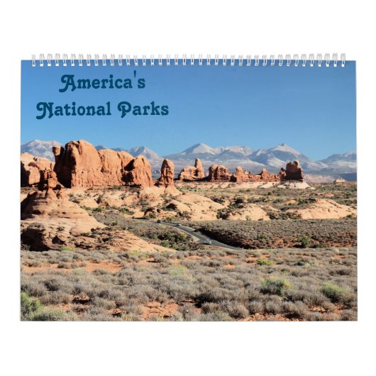 Amerikaanse National Parks Calendar Kalender (Hoes)