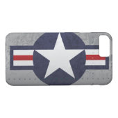 Amerikaanse National Roundel Insignia Militaire Lu Case-Mate iPhone Case (Achterkant (Horizontaal))