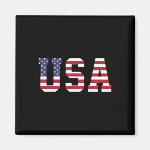 Amerikaanse Nationale Amerikaanse Vlag 4 juli  Magneet