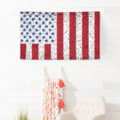 Amerikaanse nationale banner voor vredesvlag (Insitu)