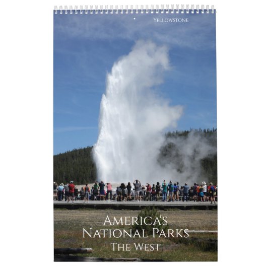Amerikaanse Nationale Parken Het Westen Kalender (Hoes)