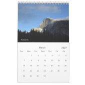 Amerikaanse nationale parken in het westen kalender (Mar 2027)