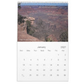 Amerikaanse nationale parken in het westen kalender (Jan 2027)