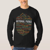 Amerikaanse nationale parken t-shirt (Voorkant)