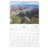 Amerikaanse nationale parken - zuidwest kalender (Jan 2026)