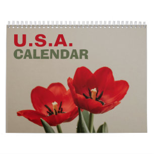 Amerikaanse Natuur Muurkalender met Feestdagen 202 Kalender