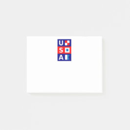 Amerikaanse Nautical Red White Blue Maritime Saili Post-it® Notes