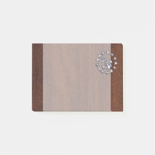 Amerikaanse Nautische jacht vlag nat look Post-it® Notes (Voorkant)