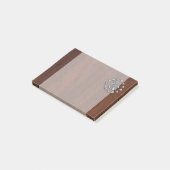 Amerikaanse Nautische jacht vlag nat look Post-it® Notes (Schuin)