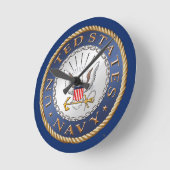 Amerikaanse Navy AcrylWall klok (Hoek)