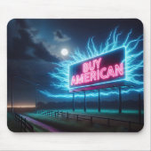 Amerikaanse Neon Billboard kopen Muismat (Voorkant)