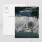 Amerikaanse Niagara-Herfsten: Uitzicht van de luch Briefkaart (Voorkant / Achterkant)